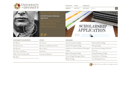 University of Divinity website