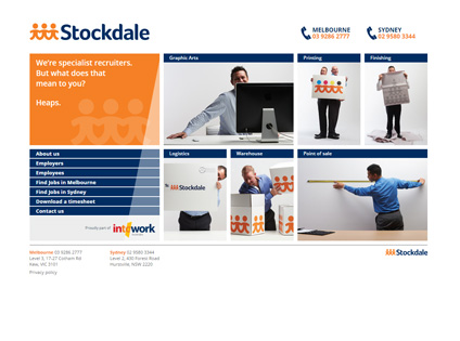 Stockdale Personnel website